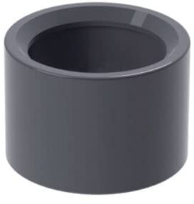 Reducing Bush Connector PVC Metric Plumbing Fittings Pipe Tubing Connectors for Aquarium Fish Tank Pond Solvent Weld Plumbing (Reducing Bush, 32mm to 25mm)