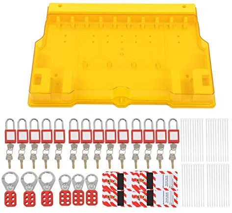 Lockout Tagout Kit Lock Out Tag Out Kit Lockout Tagout Station with Loto Devices Electrical Lock Out Tag Out Kits Lockout Tagout Kit Professional One Piece HousingElectrical Lock