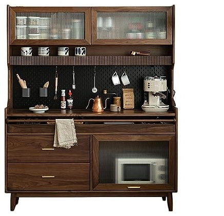 EINES Buffets und Sideboards Nordic Multifunktionale Sideboard Home Restaurant Retro Buffet Schrank Tee Schrank Mit Glas Veranda Schrank Spind Farmhouse Buffet Server Bar Weinschrank