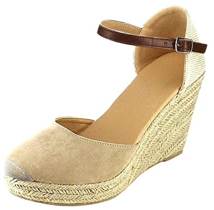 Allbestop Escarpins Femme Classique Escarpins Petit Talon,Escarpins Confortables Chaussures Plates Pour Femmes Bottines Talon Femme Nu Pied Femme Chaussures Fille Chaussu(Kaki,36)