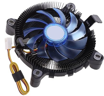28mm E86 CPU Cooler Low Profile Cooling Fan PWM High Air Pressure Low Noise PWM Cooling Fan CPU Cooler For LGA775 Small Form Factor Heat Sink Efficient CPU Cooler Desktop Computer Accessory