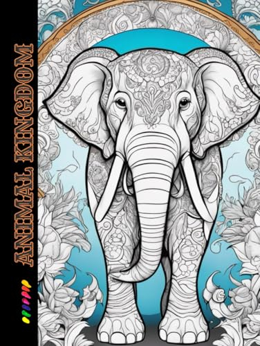 Animal Kingdom Coloring: Colorea el mundo animal disfrutando en diferentes entornos naturales