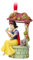 Disney Store Official Snow White Sketchbook Ornament, Christmas Tree Decoration Suitable for Hanging or Freestanding, 10cm / 4