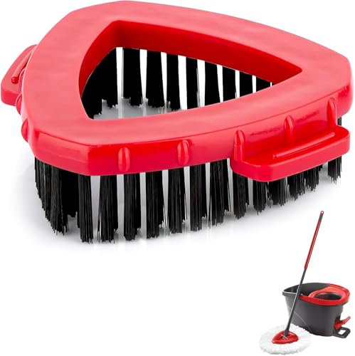 Cabezal de repuesto para fregona giratoria, cabezal de repuesto para Vileda Turbo EasyWring, cabezal de cepillo multifunción, cepillo de limpieza para lavabos, azulejos, baño, Badewa