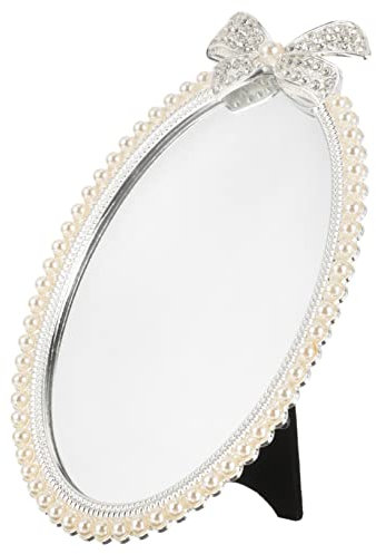 MUSISALY Schminkspiegel Für Haushalt Einseitiger Ankleidespiegel Europäischer Stil Make-up-zubehör Aus Hochwertiger Kommodenspiegel Leicht Zu Reinigen Langlebig Und Robust