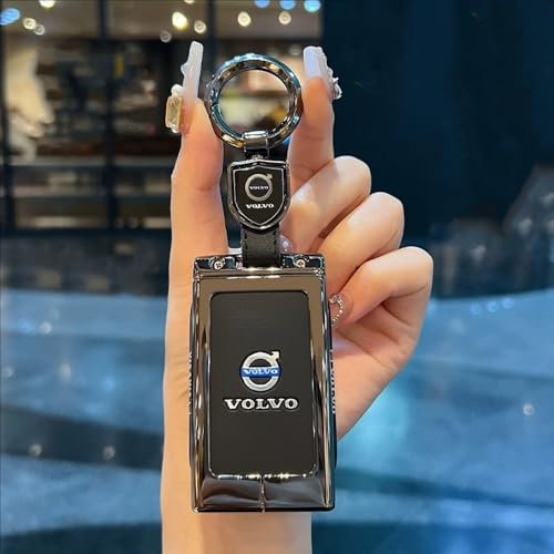 CAOZIXMB Schlüsselanhänger Auto für Volvo EX30 Ultra Plus 2025, Auto Schlüsselanhänger Geschenke für Frauen und Männer Auto Zubehör,Black-Style 2