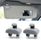 Kalmaegee 2 clip interne per aletta parasole auto, gancio di ricambio compatibile con Audi A1 A3 A4 A5 Q3 Q5 A7 B6 B7 B8 S4 S5 accessori 8U0857562A 8E0857562 grigio
