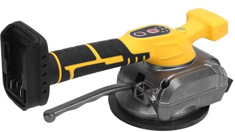 Strumento Di Vibrazione per Piastrelle, Ventosa a Vuoto Macchina Livellatrice a Vibrazione per Piastrelle Senza Fili Con 5 Velocità Batteria 20v Strumento a Ventosa per Piastrelle