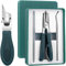 Eagle Beak Beveled Nail Clippers, Three Sets of Eagle Beak Beveled Nails Clippers, Wide Jaw Opening Anti-Splash Slanted Nail Clipper, for Thick Nails (Green)