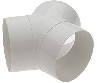 Equal Y Répartiteur de tuyau de ventilation Raccord de tuyau (125 mm / 12,7 cm)