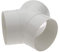 Equal Y Répartiteur de tuyau de ventilation Raccord de tuyau (125 mm / 12,7 cm)