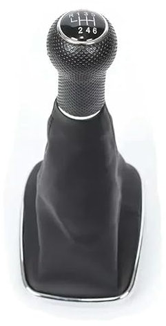 RYUNMP Für Golf 4 MK4 GTI R32 Bora Jetta 1999-2004 12mm 5/6 Geschwindigkeit Auto Schaltknauf Hebel Shifter Gaitor Boot