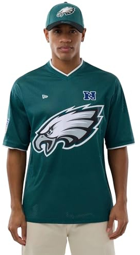 New Era NFL Mesh Philadelphia Eagles Oversized T-Shirt Herren