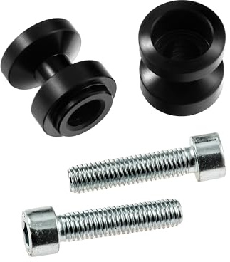 Bobbins/Racingadapter Ständeraufnahmen Schwingenschutz Schwingenadapter für Montageständer M10 schwarz (mit Distanzhülsen)