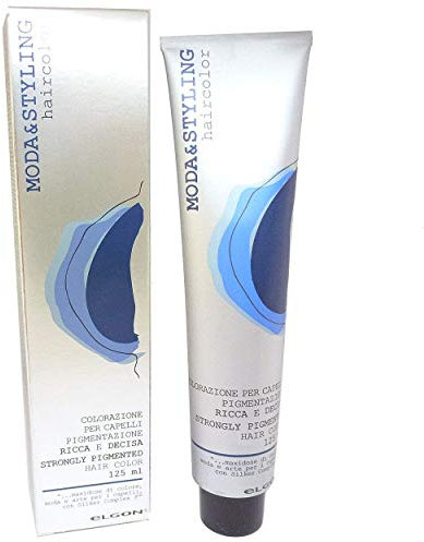 Elgon Moda Styling Haircolor 125ml Color Cabello Crema Tinte Colorear Permanente - 06/7 Dark Purple Blonde / Dunkelblond Violett