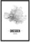 JUNIWORDS Stadtposter, Dresden, Wähle eine Größe, 21 x 30 cm, Poster mit Rahmen, Schrift B, Weiß