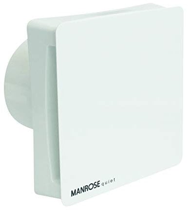 Manrose Extractor Fan Bathroom Kitchen Quiet Timer Humidistat 4 100mm Axial