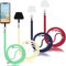 Weewooday 4 Pcs Universal Cell Phone Lanyard Around The Neck Phone Strap Crossbody with Patch for Most Mobile(Multiple Colors)