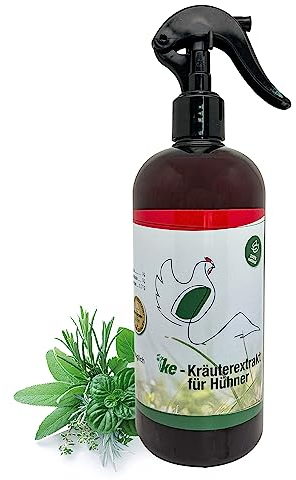 KE-Kräuterextrakt für Hühner 500ml, über 50 fermentierte Bio-Kräuter, Ergänzungsfutter für Hühner,