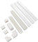 Mini-Split-Line-Set-Abdeckungsset, 800 Mm Gerade Rohrlänge, Langlebige Line-Set-Abdeckung aus PVC und ABS in Hellbeiger Farbe für Hotels