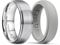 King Will Silicone Rings for Men 8mm Tungsten Wedding Band - Men's Wedding Ring Set - Rubber Wedding Bands, and Workout Rings for Men with Step Edge Design - Available in Light Gray 11