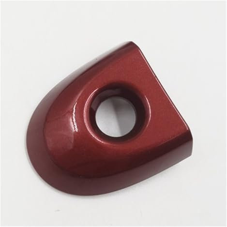 Auto Outer Door Handle For Nissan For March IV For Micra K13 For JUKE F15 For Cube Z12 Car Exterior Front Rear Door Key Lock Handle Trim Cover Lid Car Door Cup Handle (Color : Red A)