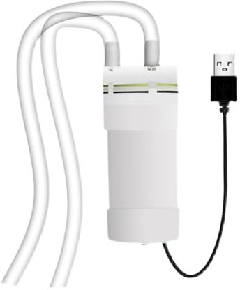 predolo Bomba de agua autocebante USB, herramienta de bombeo de agua, Mini bomba autocebante eléctrica DC5V para acuario rocoso doméstico, lavados de coches