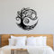YHR Home Decor - Garden Ornaments & Wall Art - Bedroom & Living Room Accessories - Tree of Life Metal Wall Art 60x60