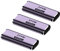 Lot de 3 adaptateurs USB C femelle vers femelle, 240 W, 40 Gbps, prise en charge 8 K @ 60 Hz et charge rapide, pour Switch, MacBook, ordinateur portable et autres appareils de type C