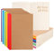 APACALI 20 Stück Notizbuch A5 Blanko, 60 Seiten (30 Blätter) Notizblock, Notizheft mit Regenbogen Rücken in 10 vintagen Farben, 21x14,5cm Notizbücher für Büro und Schule, zum Zeichen, Schreiben