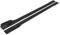 YXCYJ Auto Seitenschweller für VW Golf Plus 2004-2014, Auto Trittbretter Splitter Kratzfest Seitenrock Flügel Diffusor Zubehör,2.2m Black