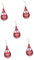 Amosfun 5 Sätze Christbaumschmuck Weihnachten Hängende Eule Weihnachtsbaumkugel Christbaumkugeln Ornamente Weihnachtsbaum-hängeornament Weihnachtskugelverzierung Plastik 2 Stück * 5