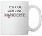 Spreadshirt Lehrer Ich kam sah und Korrigierte Lehrer Geschenk Tasse, One size, Weiß