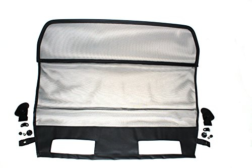 GermanTuningParts Windschott für Fiat Punto 1 (1994-2000) - Schwarz | Windabweiser | Windblocker | Wind deflector