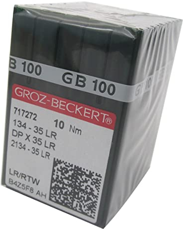 GROZ-BECKERT Aguja – 100 Groz-Beckert 134-35LR, DPX35LR Agujas de coser de cuero aptas para PFAFF y Adler (21/130)