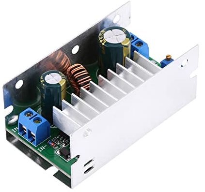 DC-DC Boost Converter, 6-35V zu 6-55V Spannungswandler, 200W Leistungsmodul mit Aluminiumgehäuse, 70x39x32mm, Maximaler Eingangsstrom 10A