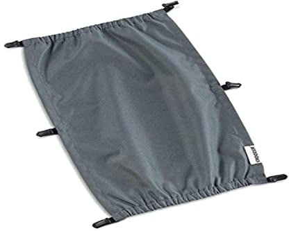 Croozer Unisex – Erwachsene Sonnensegel-3092020624 Sonnensegel, Graublau, One Size