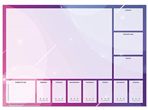 A3 Desk Pad, 50 Sheets Per Pad, 90GSM, Plain, Strong Grey Backboard