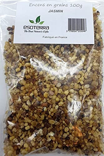 Esoterra - Résine Naturelle Encens en Grains 100g - Jasmin