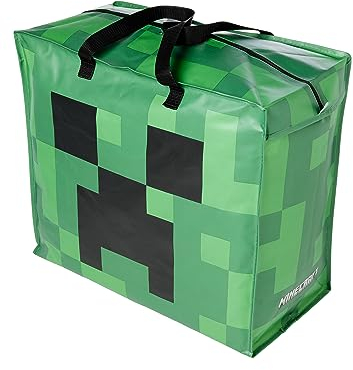 Minecraft Creeper Laundry Bag and Storage Bag