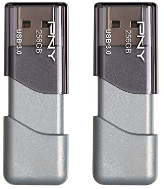 PNY Lot de 2 clés USB 3.0 Turbo Attaché 3 256 Go