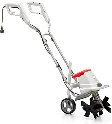 IKRA motozappa motocoltivatore elettrica IET 1030, larghezza 30cm, profondità di lavoro 20cm, 1080 W