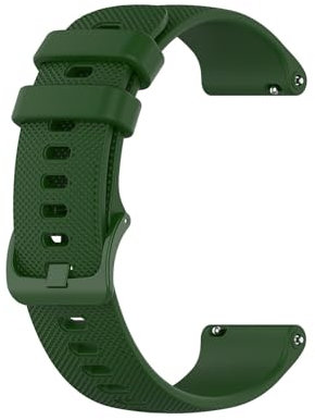 20mm Armband Kompatibel mit Withings ScanWatch 2 42mm Armband, Sport Silikon Uhrenarmband Replacement Wechselarmband Ersatzarmband für ScanWatch 2 42mm (Grün)