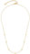 JEWELS BY LEONARDO Halskette Ciao Janna • feine Spiegelanker-Kette aus goldfarbenem Edelstahl • stilisierten Kleeblatt-Ornamenten • 42-47 cm Länge • Schmuck Geschenk für Frauen • 023940