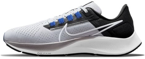 Nike Men's Air Zoom Pegasus 38 Sneaker, Wolf Grey White Black, 7.5 UK