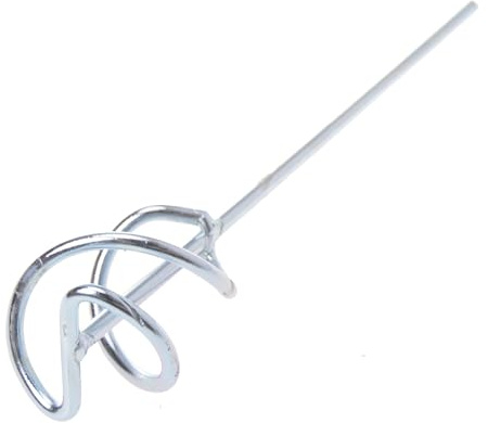 Aqbau® Mörtelrührer Rührstab Rührkorb Mörtelmischer Rührquirl Gipsrührer 1 Stück Durchmesser 55 mm x 275mm Stahl Verzinkt