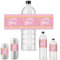 PH PandaHall 30pcs Adhesive Water Bottle Labels, Bottle Labels Stickers Waterproof Water Bottle Wraps Lables Party Favor Decorations for Gender Reveal Party, 21.6x6.4cm