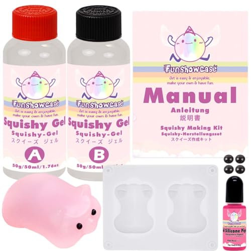 Squishy Bastelset Flüssigsilikon Schwein Silikonform Pigment