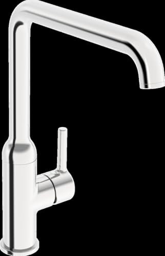 HANSA HANSAVANTIS Style Küchenarmatur, Niederdruck, Ausladung 255mm, schwenkbarer Auslauf, 54221107, Farbe: Chrom
