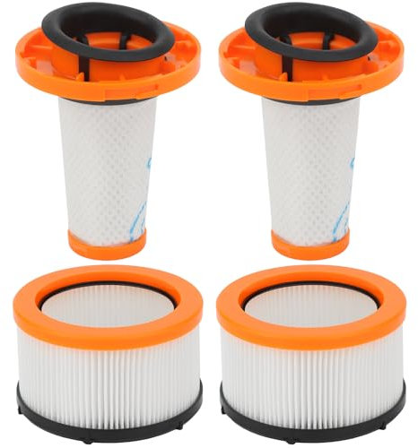 Ersatzfilter für Rowenta X-Force Flex 9.60 Animal Akkustaubsauger RH20xx RH2078 RH2037 RH2038 RH2039 RH20C2, 2 Stück Schaumstofffilter ZR009010 +2 Stück Motor nachgelagerter Filter ZR009012